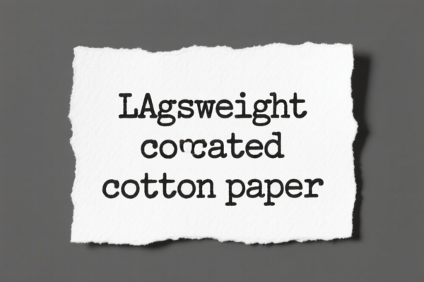 Image for Lightweight Coated Cotton Paper for Drawing