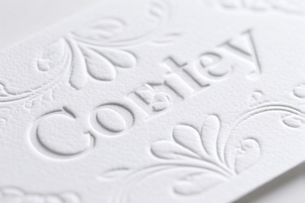 Embossed Coated Paper