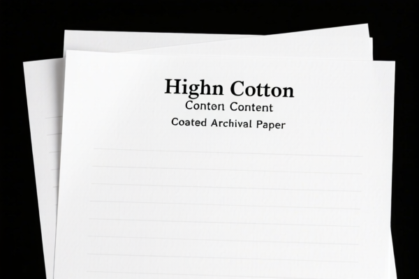 Image for High Cotton Content Coated Archival Paper