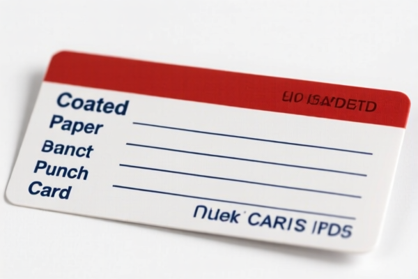 Coated Paper for Punch Cards
