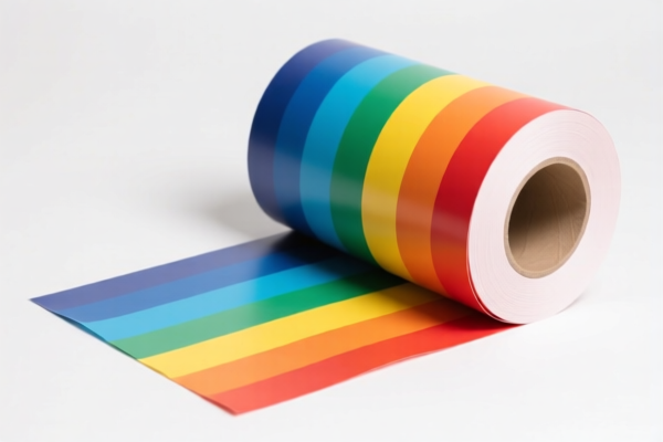 Colored Printed Coated Paper Roll