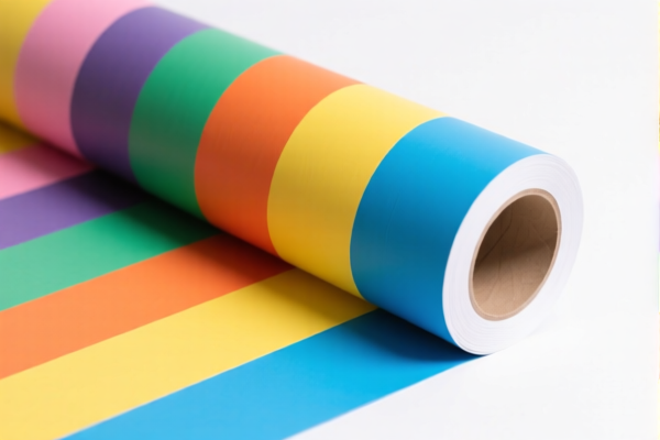 Colored Printed Coated Paper Roll