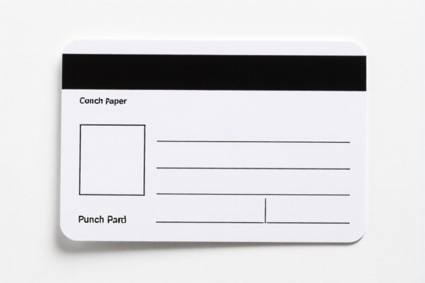 Punch Card Paper