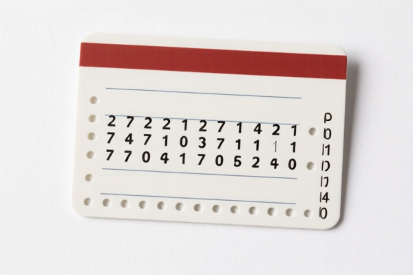 Punched Data Cards