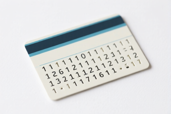 Punched Data Cards