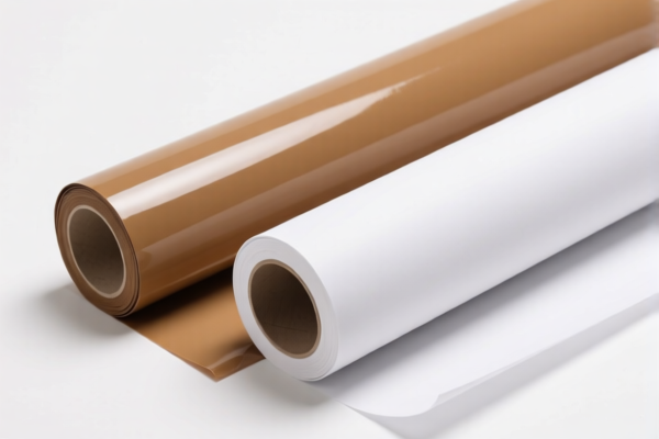 Coated paper in rolls