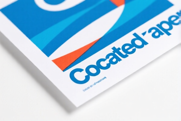 Printed coated paper