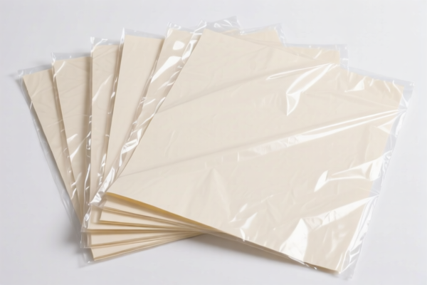 Image for Large Size Plastic Coated Bleached Paper Sheets