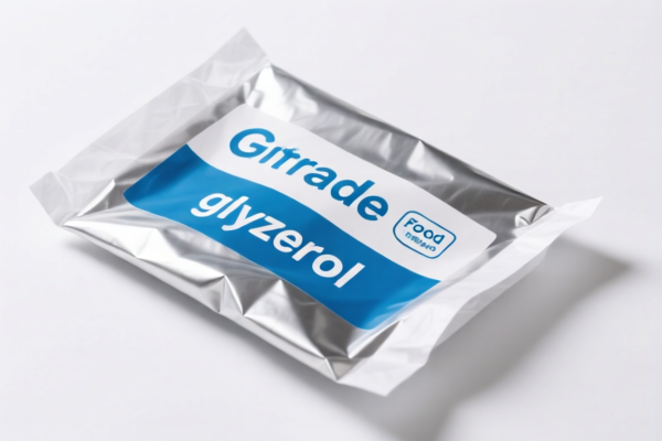 Food grade glycerol coated paper