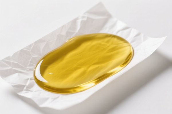 Food grade oil coated paper