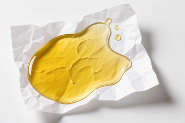 Oil coated paper