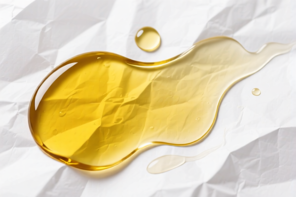 Oil coated paper