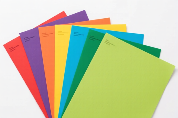 Colored Printed Packaging Paper