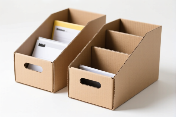Paperboard Document Organizer Boxes