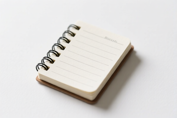 Business Use Small Size Notebook