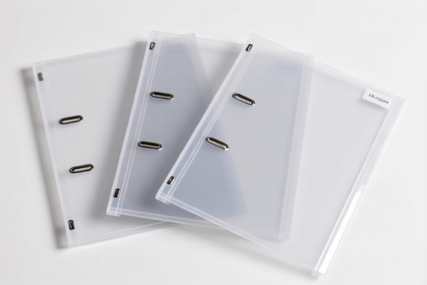 Paper File Covers (Transparent)
