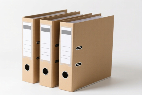 Paper Folders (with Label)