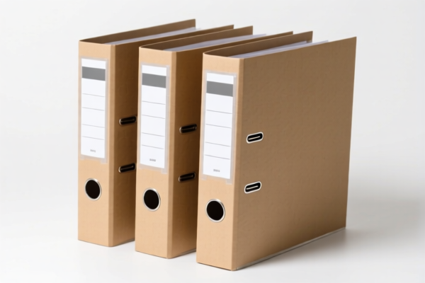 Paper Folders (with Label)