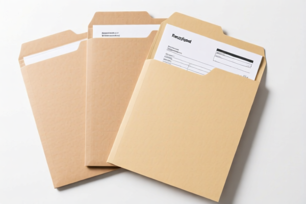 Paper Tax Report Folders