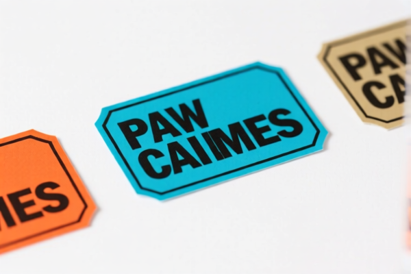Blank Printed Paper Labels
