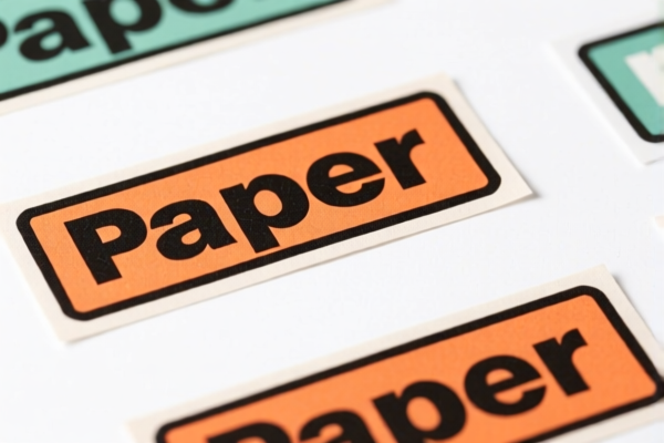 Blank Printed Paper Labels