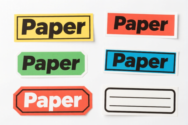 Chemical Product Printed Paper Labels