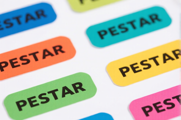Colored Printed Paper Labels