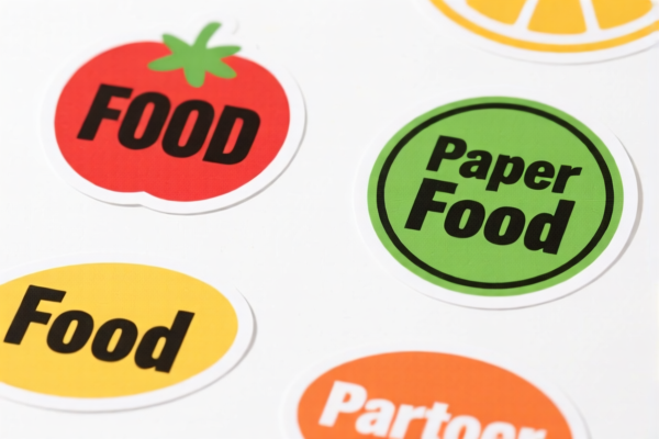 Frozen Food Printed Paper Labels