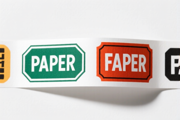 Industrial Grade Paper Labels