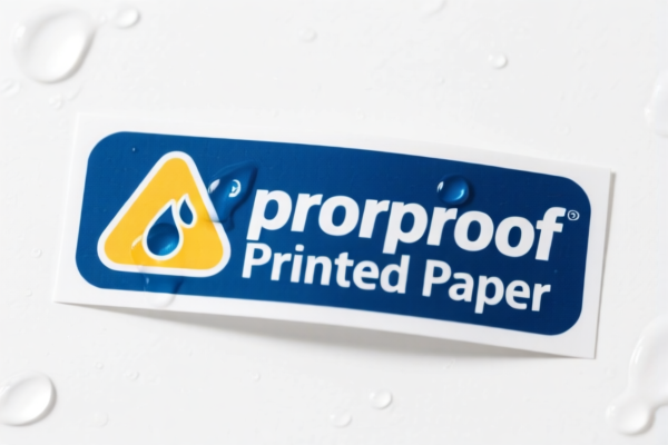 Waterproof Printed Paper Labels
