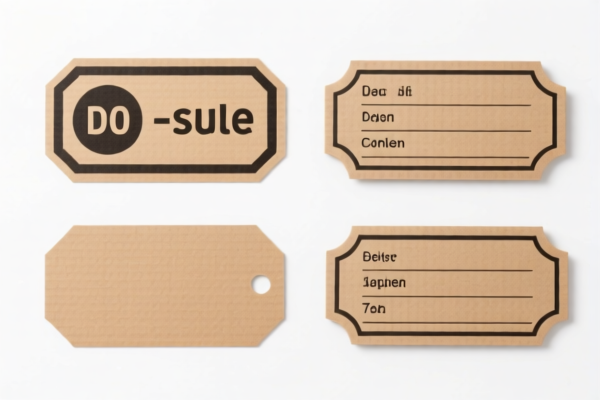Book Paperboard Labels