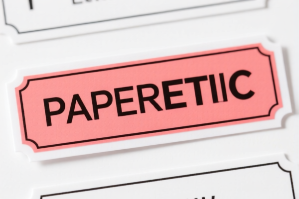 Cosmetic Paper Labels