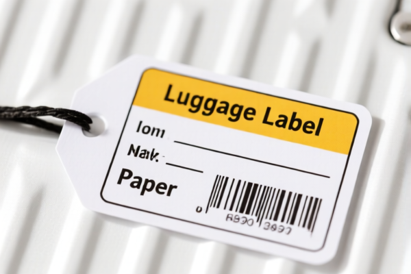 Luggage Label Paper Labels