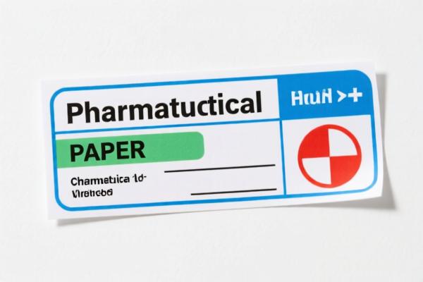 Pharmaceutical Paper Labels
