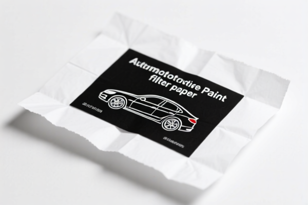 Automotive Paint Filter Paper