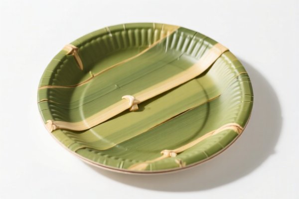 Disposable Bamboo Paper Plates