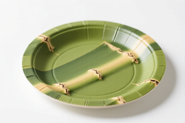 Disposable Bamboo Paper Plates