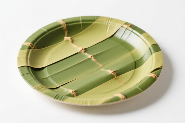 Disposable Bamboo Paper Plates