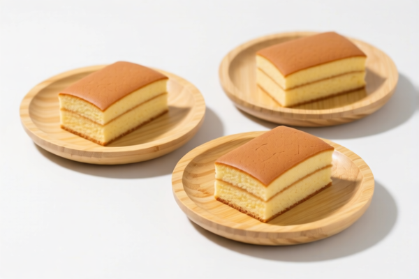 Bamboo Cake Plates