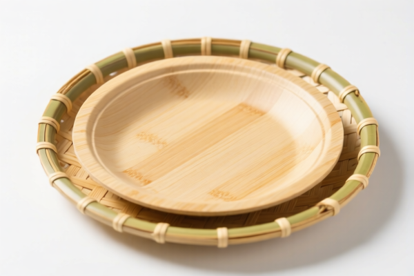 Bamboo Fast Food Plates