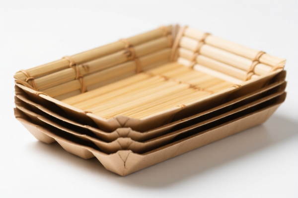 Bamboo Pulp Trays