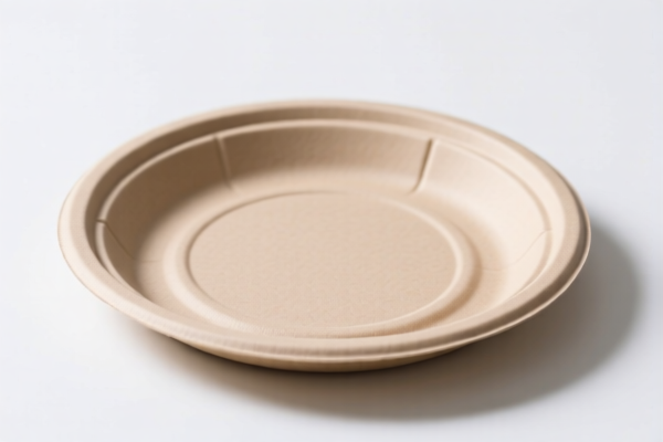 Disposable pulp tableware