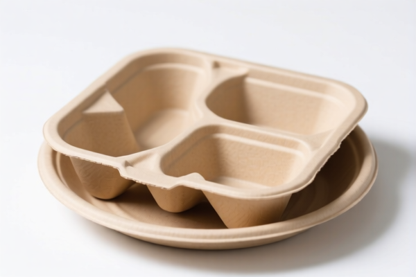 Disposable pulp tableware