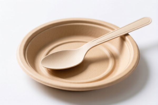 Disposable pulp tableware