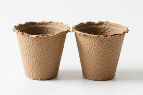Molded pulp plant pots