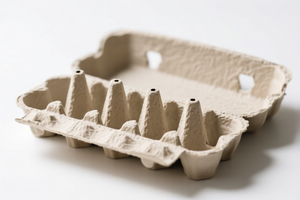 Pressed pulp egg trays