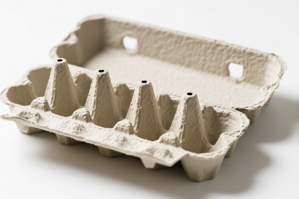 Pressed pulp egg trays