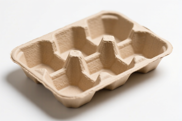 Pulp molded trays