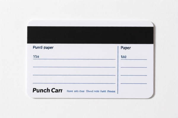 Punch Card Paper