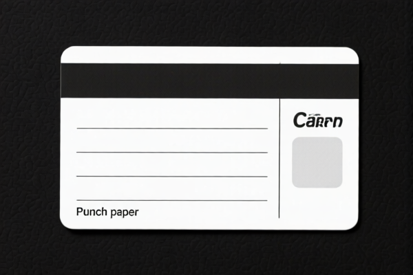 Punch Card Paper